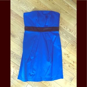 Royal Blue & Black party dress! Worn once!